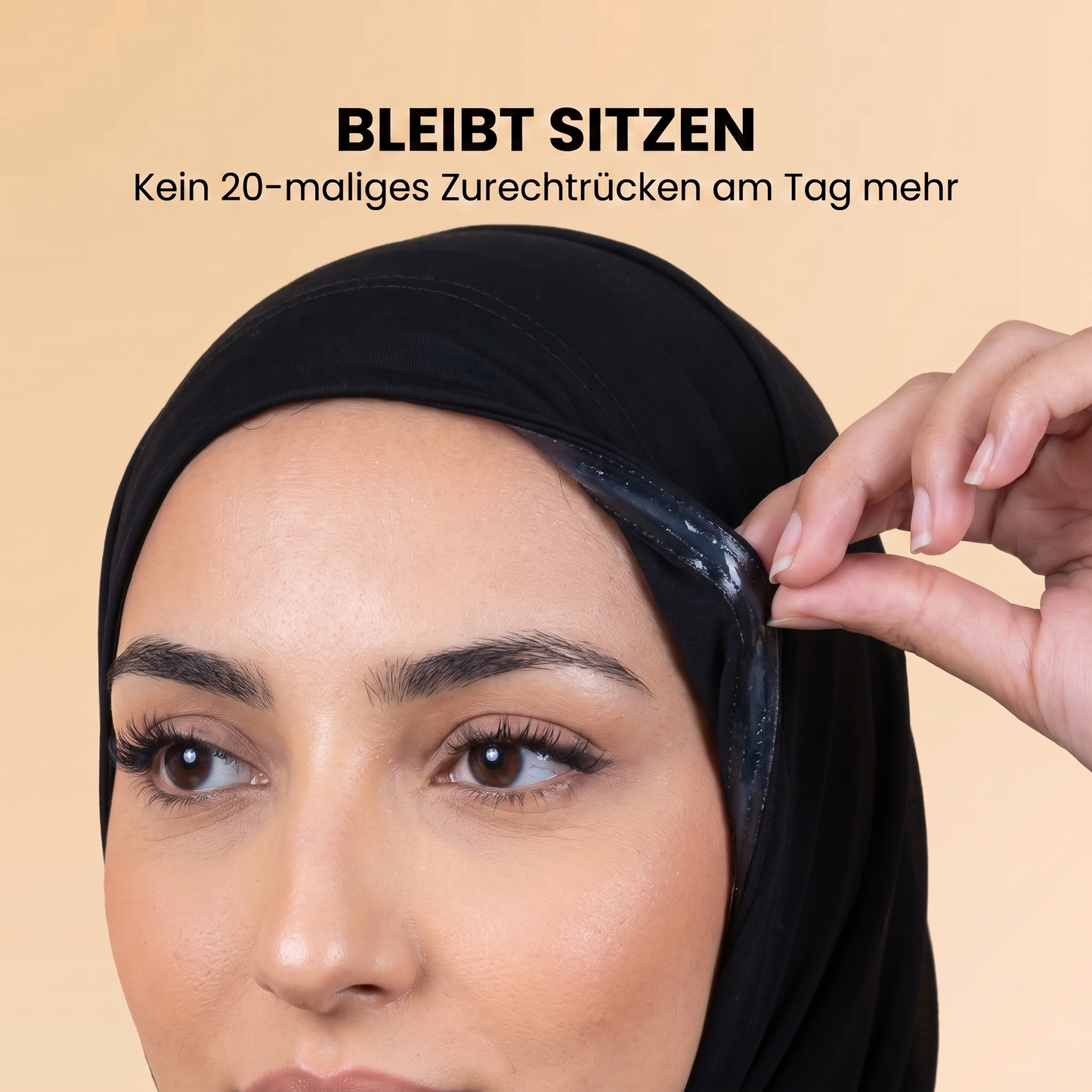 Hijabi Seidenhaube – Stoppt Haarausfall & Bruch am Ansatz