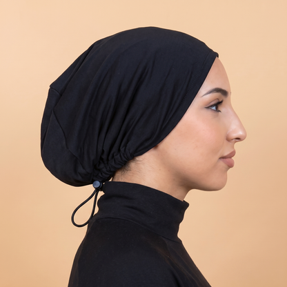 Hijabi Seidenhaube – Stoppt Haarausfall & Bruch am Ansatz