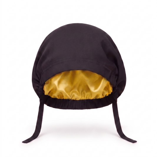 Hijabi Seidenhaube – Stoppt Haarausfall & Bruch am Ansatz