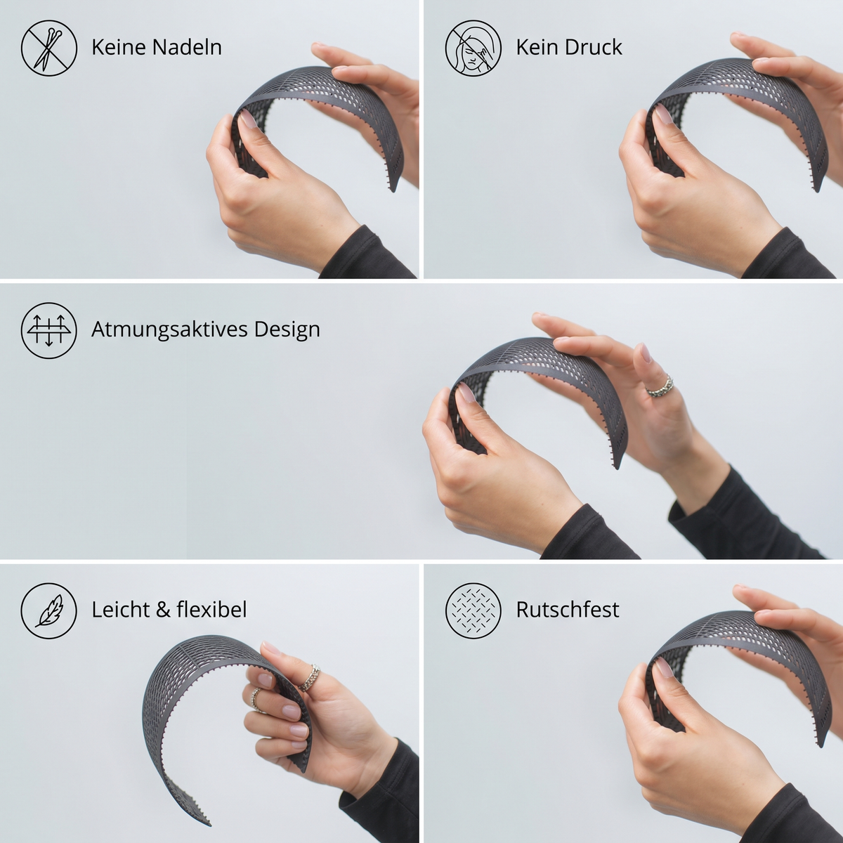 Hijabi Grip - Anti Hijabi Rutsch Gummi