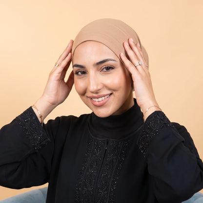 Hijabi Seidenhaube – Stoppt Haarausfall & Bruch am Ansatz