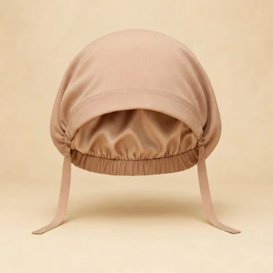 Hijabi Seidenhaube Beige